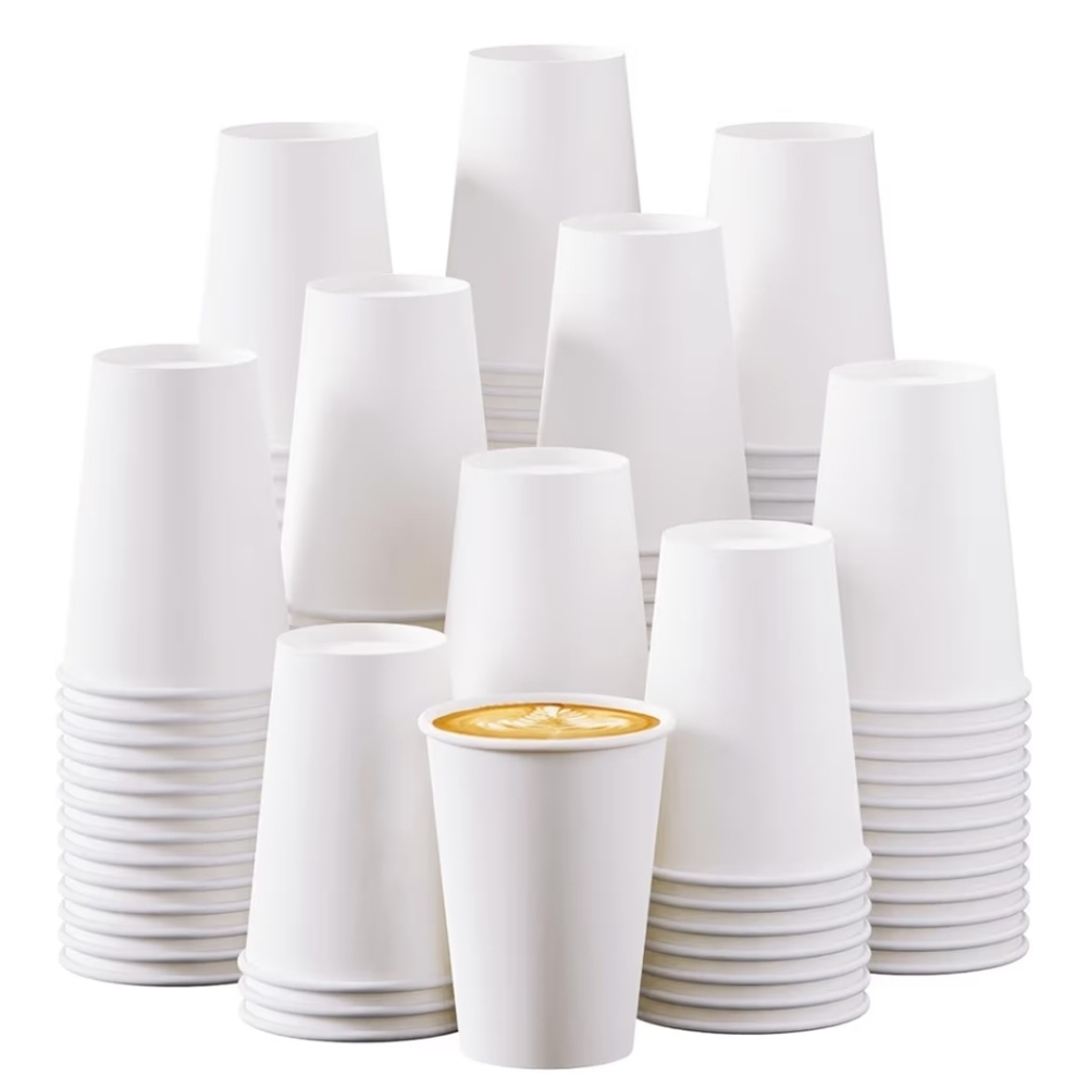 NWT Turbo Bee 12 oz Disposable Paper Cups,270 Pack Paper